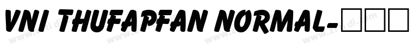 VNI Thufapfan Normal字体转换